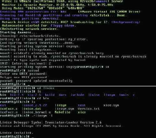 KNOPPIX, загруженный без X'ов в консольном VGA-режме